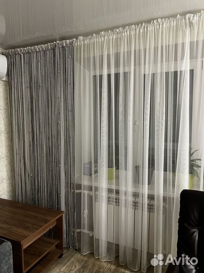 Тюль + гардина