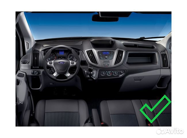 Переходная рамка Ford Transit 2014+ 9