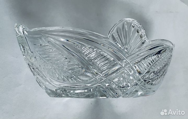 Хрустальная ваза для салатов, конфет, печенья
