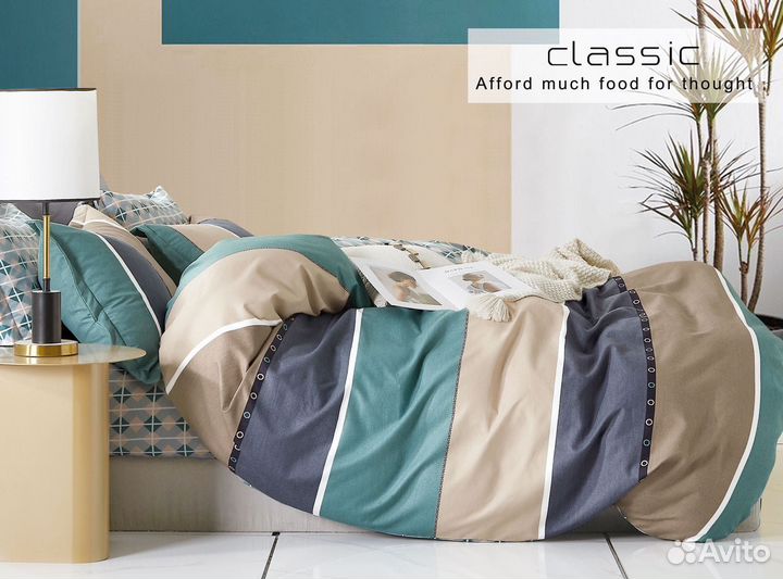 Комплект постельного белья 1.5 спальный Сатин