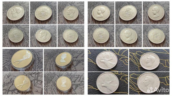 Серебряные монеты разных стран (1)