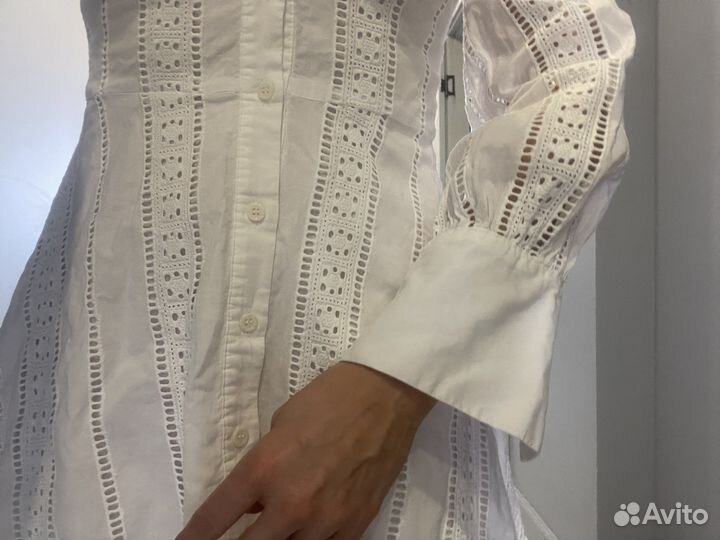 Платье zara шитье