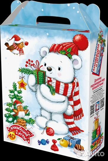 Новогодние сладкие подарки конфеты