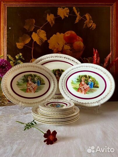 Антикварные тарелки, Англия