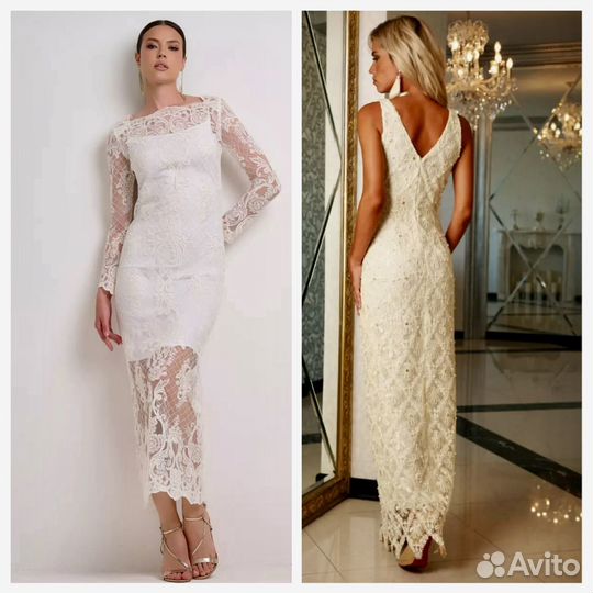 Платье вечернее Lussotico р.50 и La Selva р.52-54