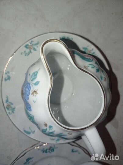 Чайный сервиз Золотая бабочка, лфз