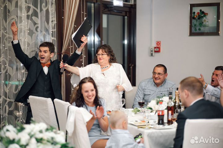 Ведущий на свадьбу, корпоратив, юбилей, выпускной
