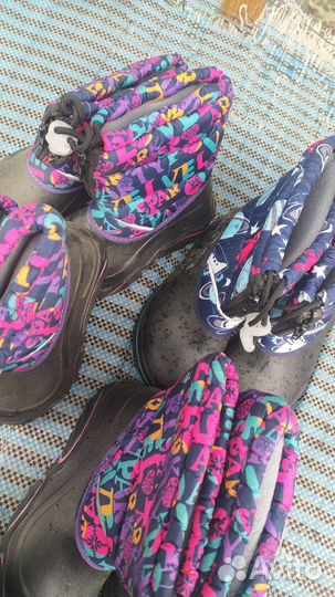 Детские резиновые сапоги