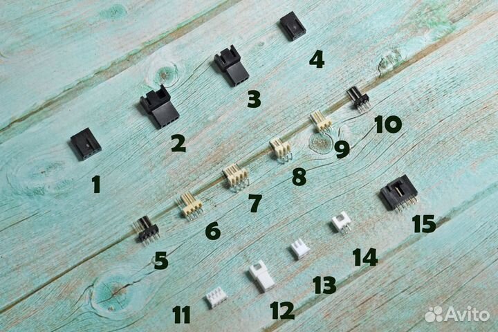 Коннектор 2 pin 3pin 4pin 5pin 6 pin вентилятор