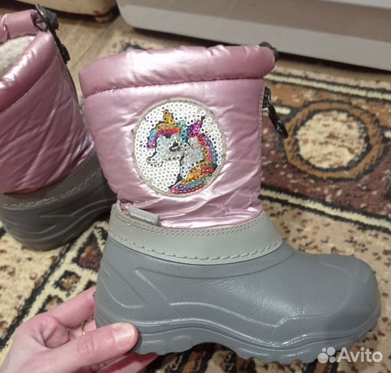 Сапоги резиновые с утеплителем