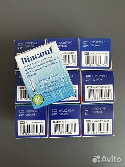 Тест полоски Диаконт