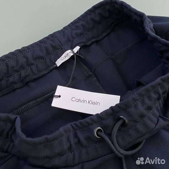 Спортивные штаны calvin klein со стрелками синие