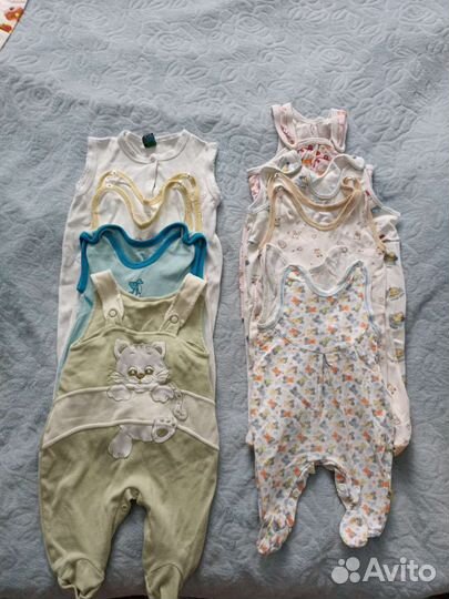 Одежда для мальчика 0-4 месяца