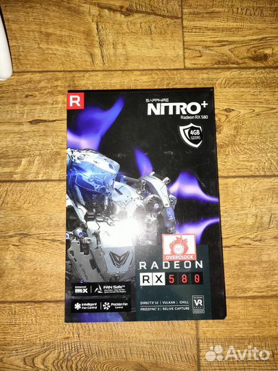 Видеокарта Radeon rx 580 4 gb