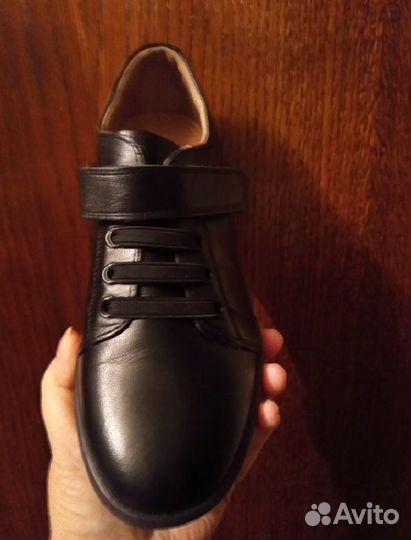 Туфли ботинки кожа натуральная для мальчика р34-35
