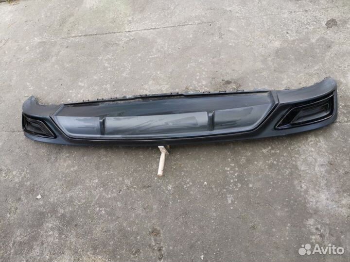 Юбка заднего бампера VIP S-Line Audi Q8 F01 2020