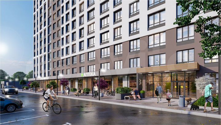 1-к. квартира, 41,3 м², 5/25 эт.