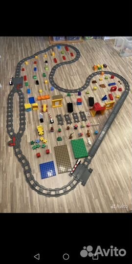 Lego дупло железная дорога