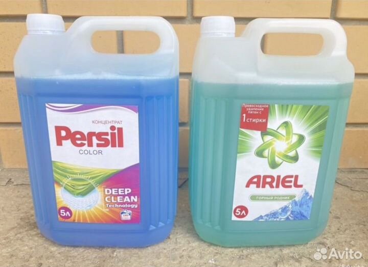 Гель для стирки, бытовая химия