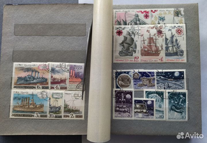Марки СССР в альбоме