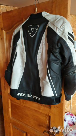Мотокуртка кожаная Revit Apollo