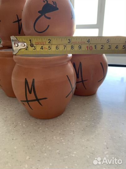 Горшочки глиняные