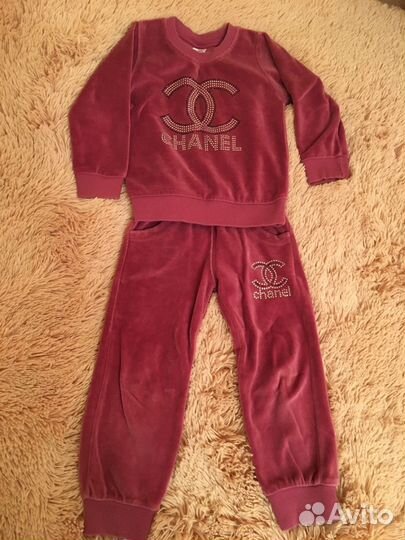 Костюм велюровый