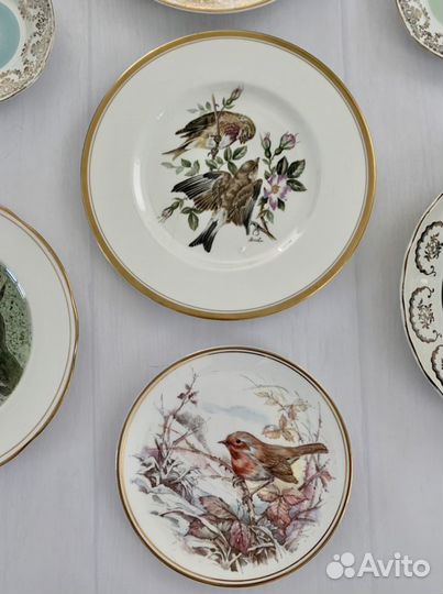 Тарелки декоративные. Фарфор. Англия