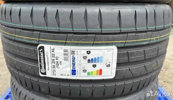 Continental ContiSportContact 7 275/35 R22 и 315/30 R22 107Y