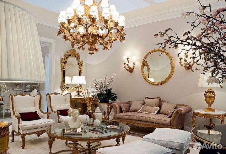 Продажа роскошно классического итальянского дивана 2250x0x0