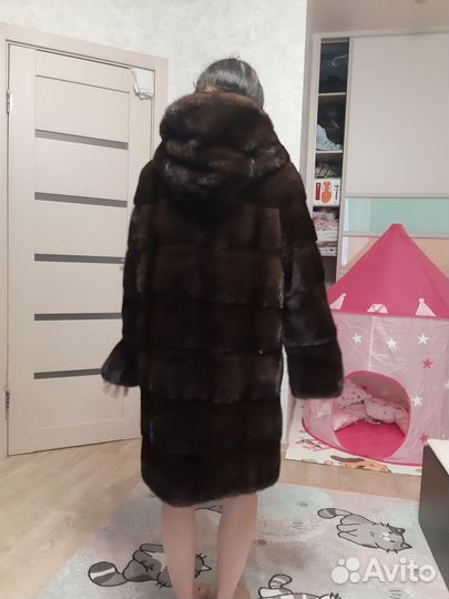 Шуба норковая 42 44 бу