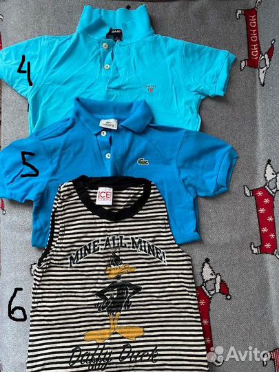 Поло, футболки, майки для мальчика 3-6лет