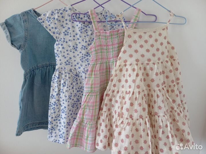 Летнее платье на девочку 80 next gap