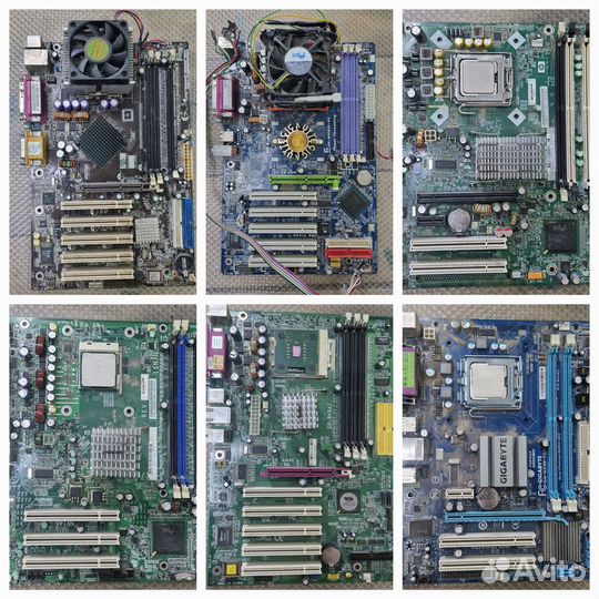Материнские платы с процессором