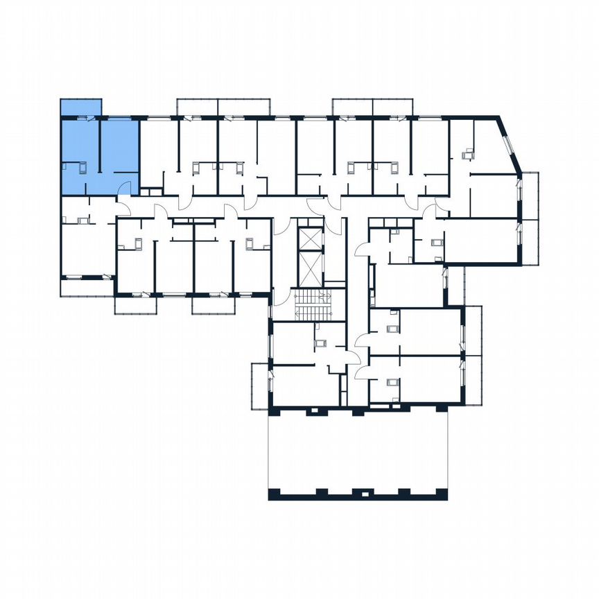 1-к. квартира, 32,1 м², 2/12 эт.