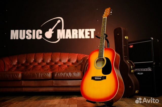 Акустическая гитара Martinez (комплект)
