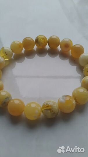 Лечебные янтарные бусы
