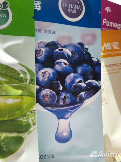 Тканевая маска, набор для лица