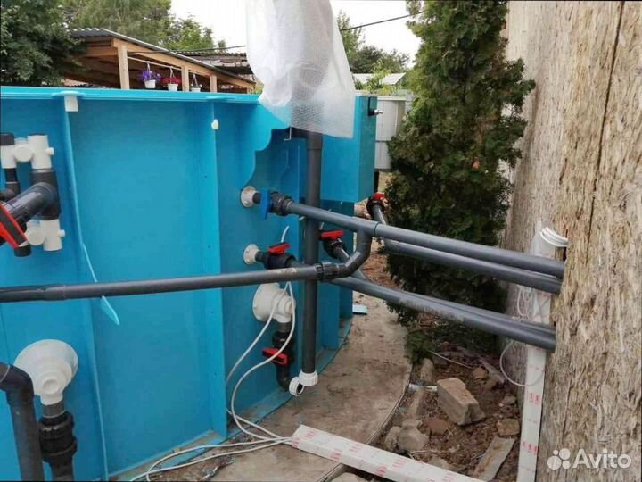 Овальный пластиковый бассейн с доставкой по РФ