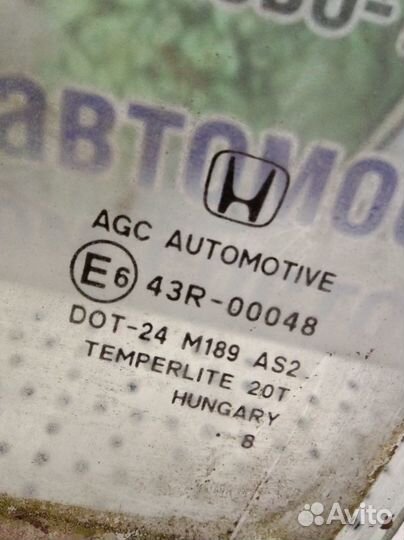 Стекло двери заднее левое Honda CR-V (3) с 2007-20