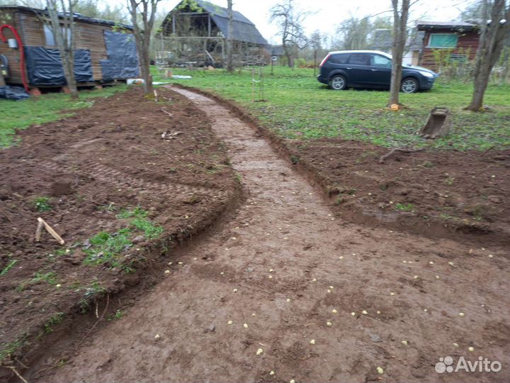 Аренда Услуги Мини Экскаватора Луга
