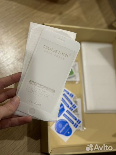 Защитное стекло 5шт набор на iPhone 7,8