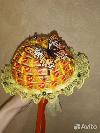 Букет из жвачек