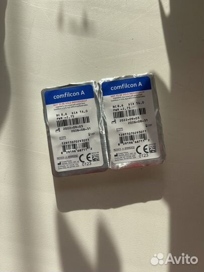 Контакные линзы на месяц -2.75 и -3.0