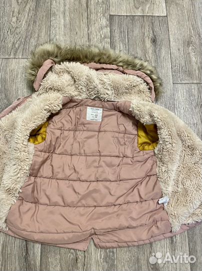 Парка для девочки zara 98р