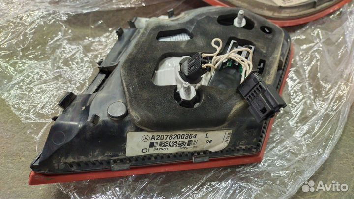 Фонари задние Mercedes E250 W207 2010 дорест