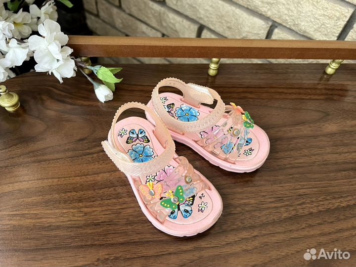 Сандалии резиновые для девочки 21