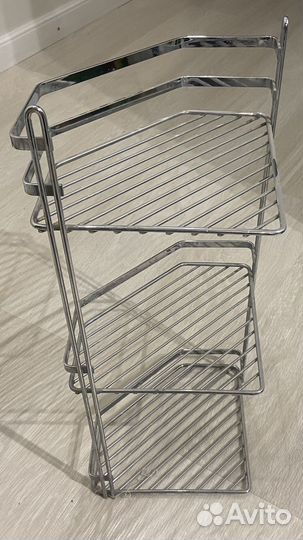 Угловая полка в ванную