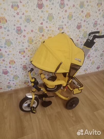 Велосипед коляска с ручкой