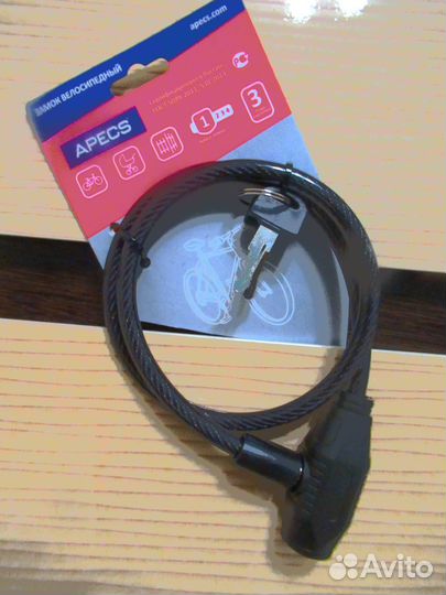 Продам новый велосипедный замок 65 см